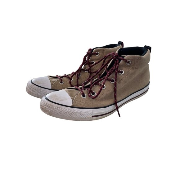 Converse Sneakers Size 10 Chuck Taylor All Star Mid Top Canvas Lace Up Outdoor - Picture 1 of 8